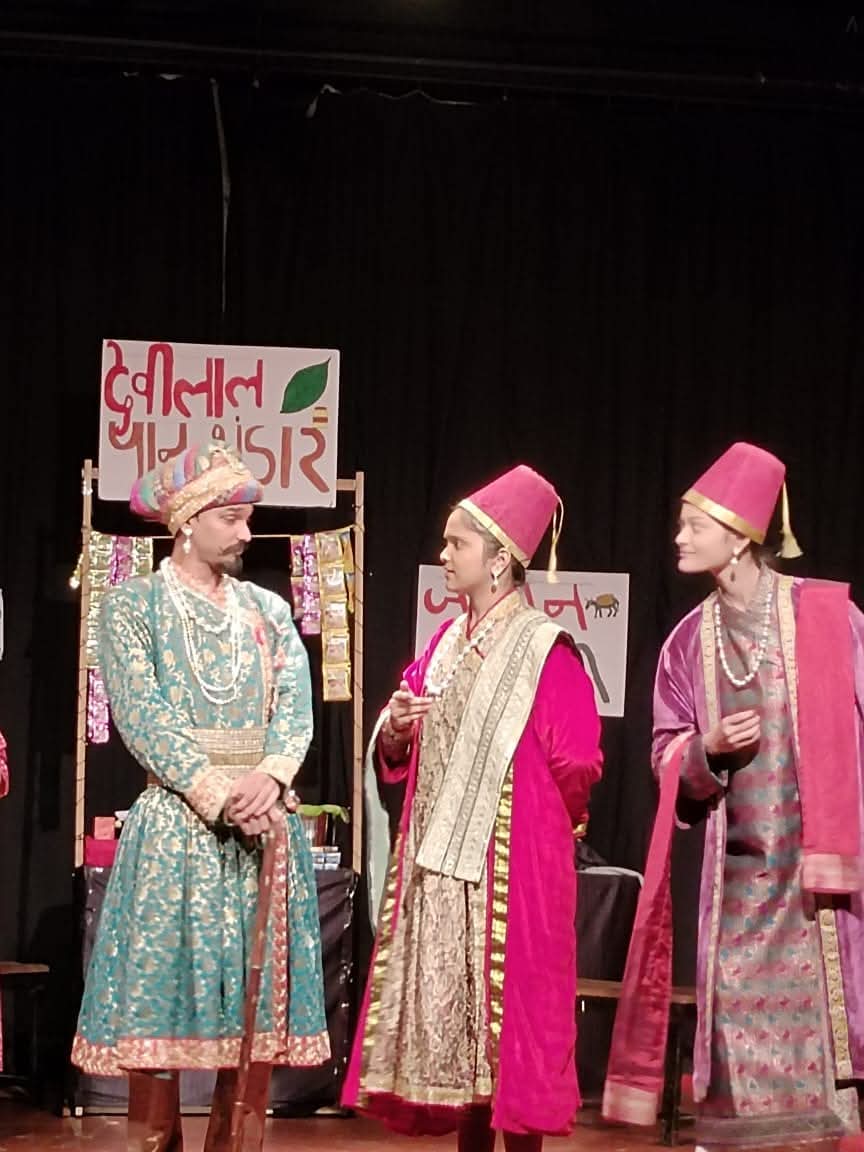 Dr. Jahnavi performing on stage — Founder, EqualWings Foundation